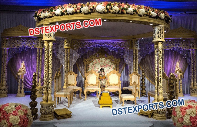 Gorgeous Tripple Pillar Mandap