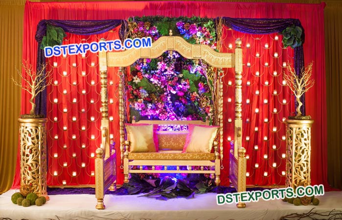 Golden Jhula For Indian Wedding