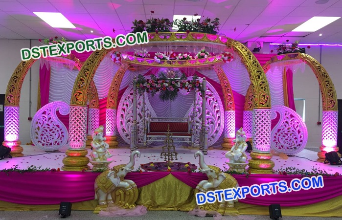 Wedding Mandap Elephant Style