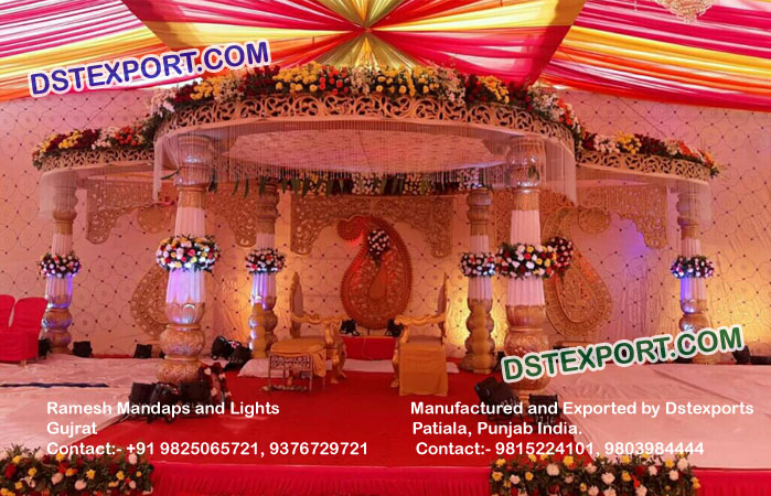 Stylish Gujrati Wedding Mandap