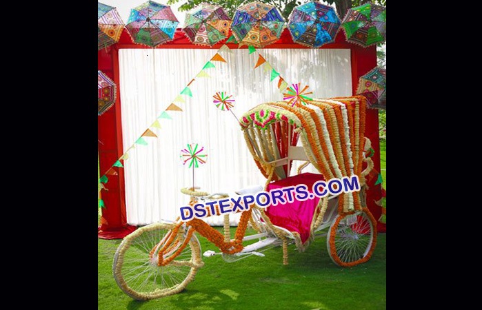 Rickshaw Idea For Punjabi Wedding Dulhan Entry