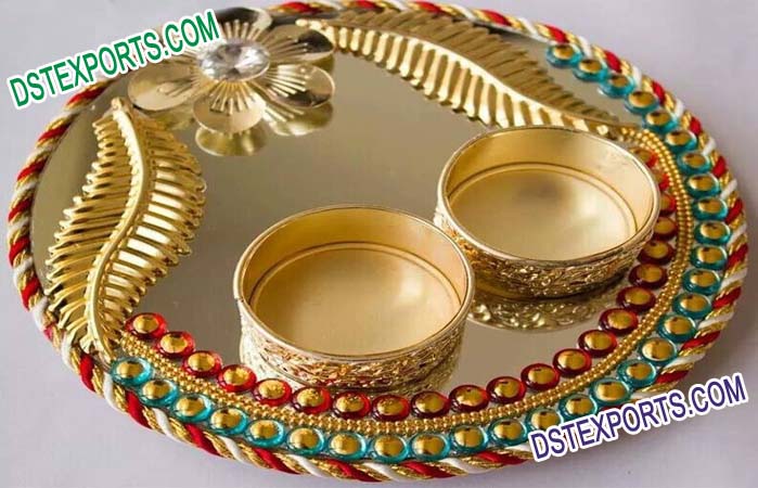 Wedding Golden Traditional Thali