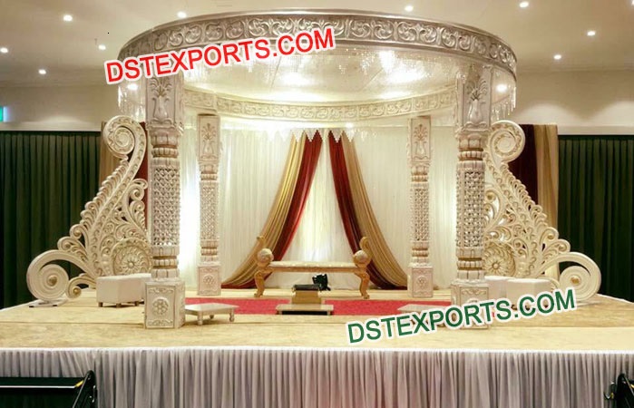 Paisleys Decoration For Latest Wedding Mandap