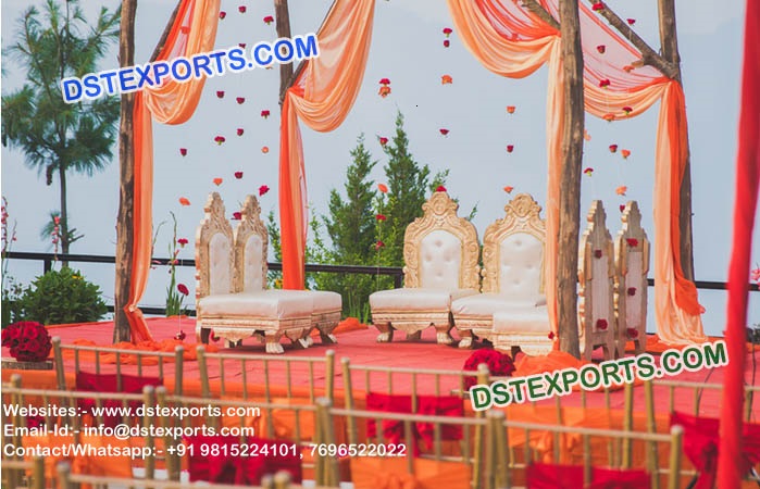 Beautiful Wedding Mandap Chairs Set