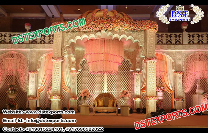 Grand Rajisthani Wedding Fiber Mandap