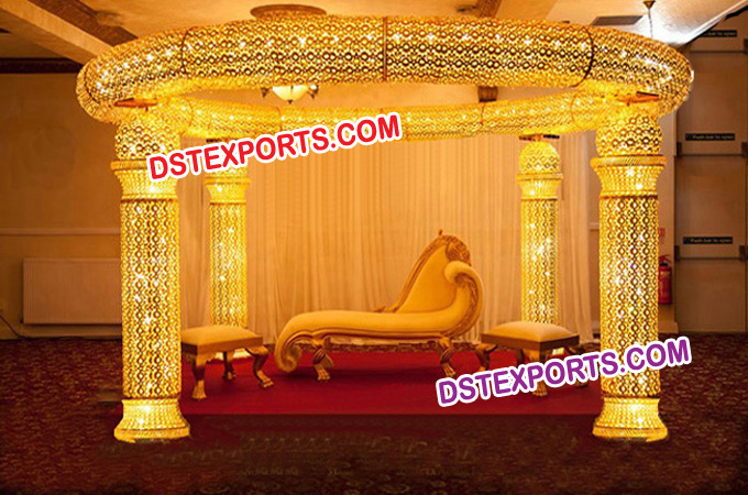 Crown Theme Jewel Crystal Mandap