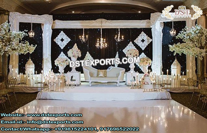 Modern Wedding Fiber Back-Walls Decor