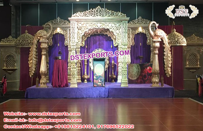 Jodha Akbar Theme Wedding Mandap USA