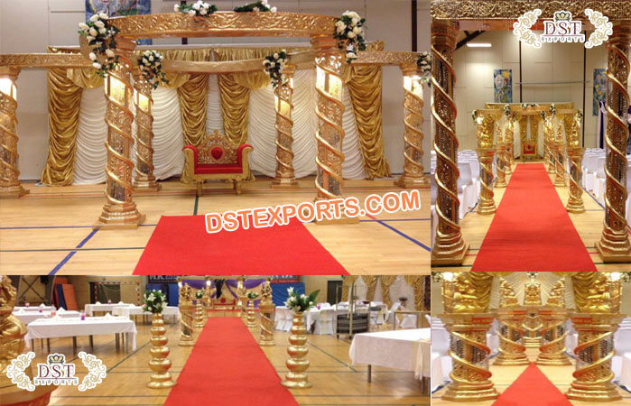 Glorious Indian Wedding Mandap Set for Sale