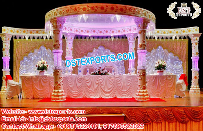 Bollywood Wedding Crystal Mandap UK