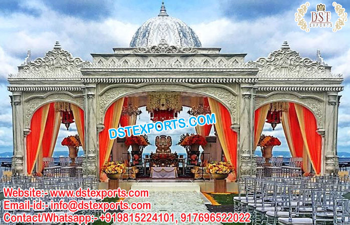 Exclusive Outdoor Wedding Rajwada Mandap