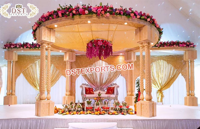 Dream Wedding Event Fiber Mandap Decor