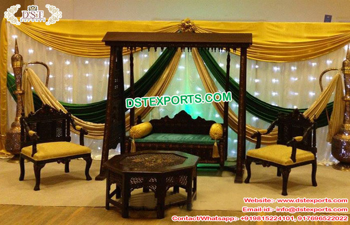 Antique Muslim Jhula Swing for Bride Groom