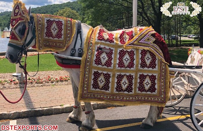 Traditional Wedding Baraat Horse Costumes