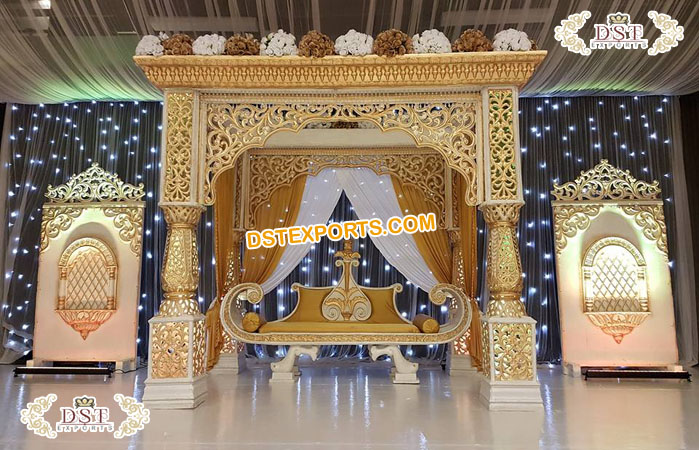 Stunning Wedding Maharaja Mandap Melbourne