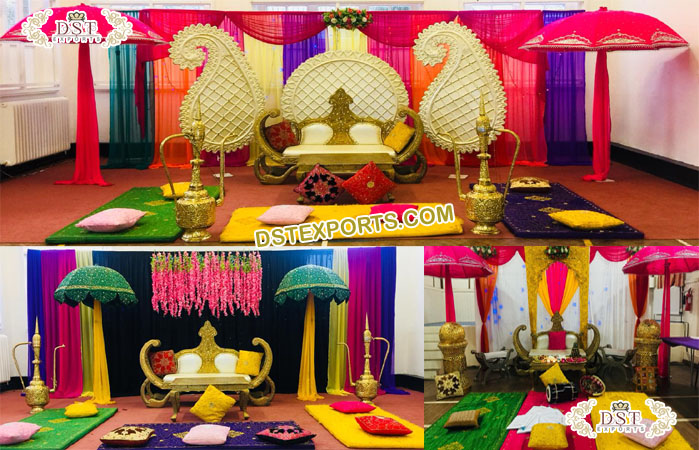 Pakistani Style Henna Night Party Decoration
