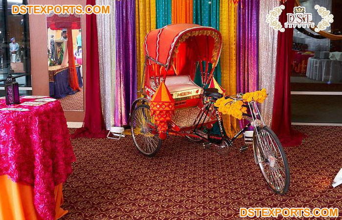 Trending Indian Wedding Bridal Entry Rickshaw