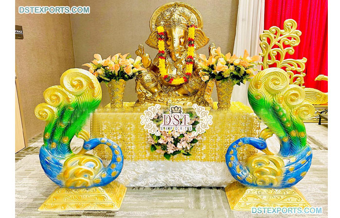 Ganesha Foyer for Wedding Welcome Table