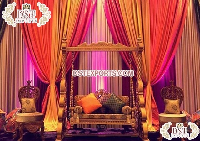 Royal Mehndi Swing & Chairs Set