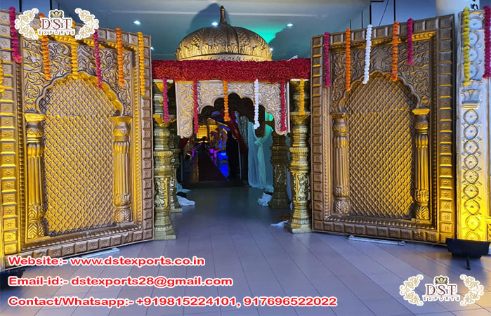 Hindu Traditional Wedding Entrance Gate Decor