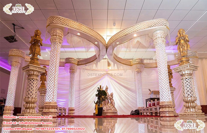 Designer Wedding FRP Mandap Set Decor