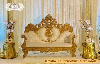 Designer Couch For Bride Groom Wedding Stage