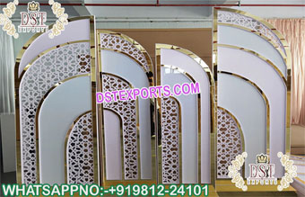 Luxurious Wedding Event Metal Backdrop Frames