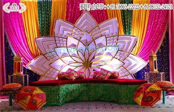 Luxurious Wedding Heena Party Stage Decor