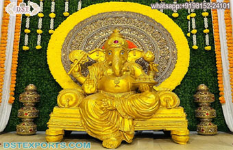 Buy Singhasan Ganpati For Wedding Decoration