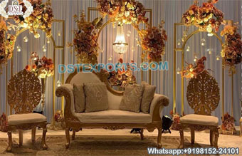 New Design Wedding Reception Stage Metal Frames