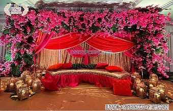Muslim Walima Theme Bride Groom Seat