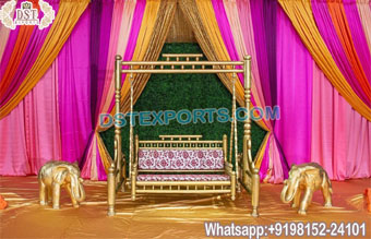 Muslim Walima Nikah Stage Decor Swing