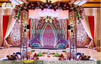 Grand Sri Lankan Wedding Event Modern Mandap
