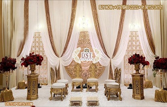 Classic Look Wedding Stage Decoration