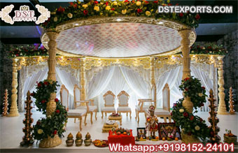 Attractive Wedding Wooden Look FRP Avantika Mandap
