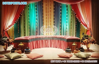 Muslim Mehndi Night Bridal Moroccan Seat Decor