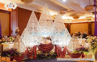 Golden Metal Stand Frame For Event Decoration