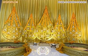 Exclusive Haldi Ceremony Metal Stands For Stage