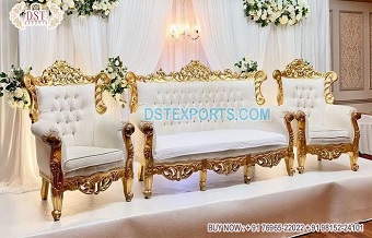 Maharaja Style Bride Groom Sofa Set For Stage
