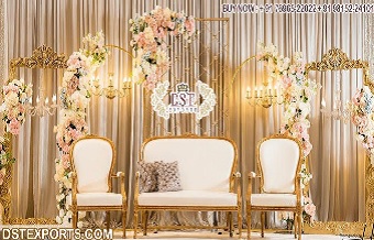 Modern Theme Ring Ceremony Stage Decor