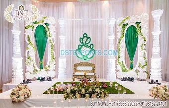 Tamil Wedding Reception Stage Decoration