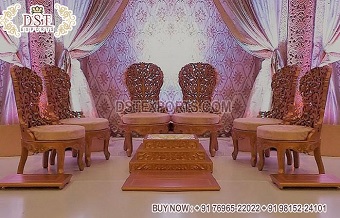Designer Wedding Vidhi Mandap Chairs Setup