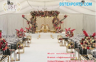 Modern Fairy Tale Wedding Mandap Setup