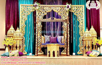 Arabian Themed Sangeet Night Wedding Stage