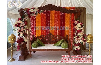 Beautiful Bridal Seating Swing For Mehndi Ceremony