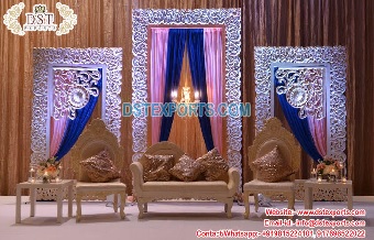 White Designer Fiber Frames For Wedding Decor