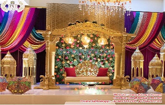 Moroccan Theme Indian Wedding Stage Decor