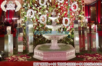 Grand Wedding Entry Gate with Fountain