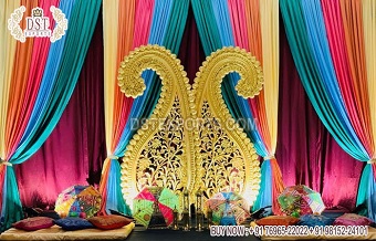 Indoor Wedding Dj Party Night Stage Decoration