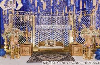 Morocco Theme Indian Wedding Stage Decoration